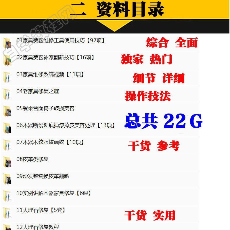 家具油漆修补技术视频教程大全(家具油漆修补技术视频教程大全下载) 家具油漆修补技术视频教程大全(家具油漆修补技术视频教程大全下载)